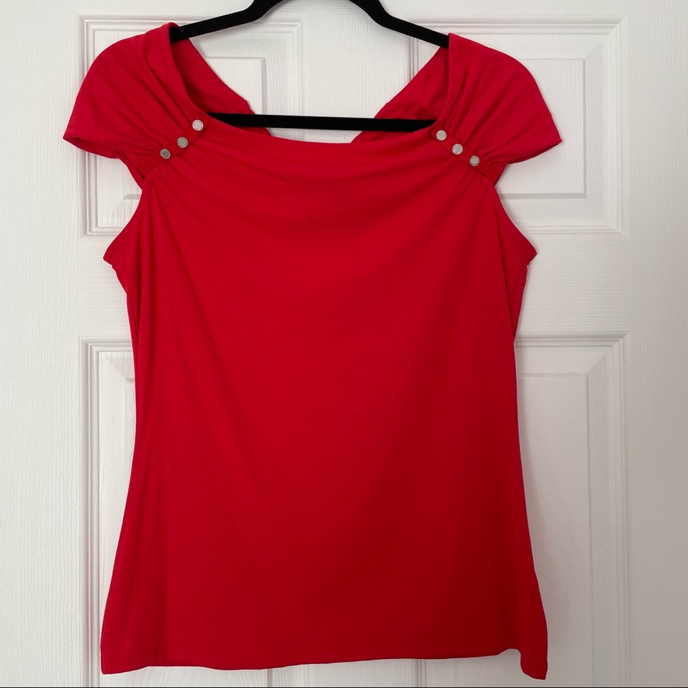 NWT Red Top White House Black Market